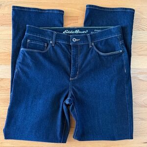 Eddie Bauer Voyager High Rise Boot Cut Jeans Womens Size 12